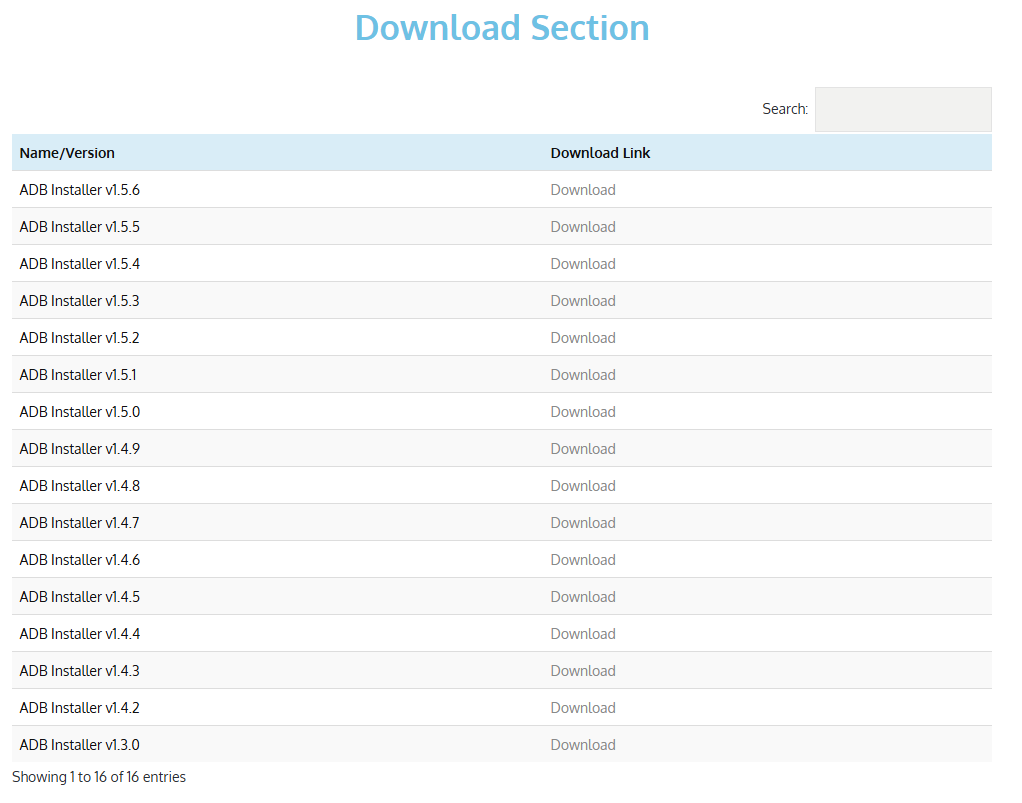 adb installer indirme