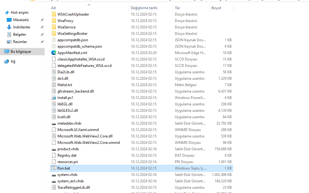 wsa tools yükleme